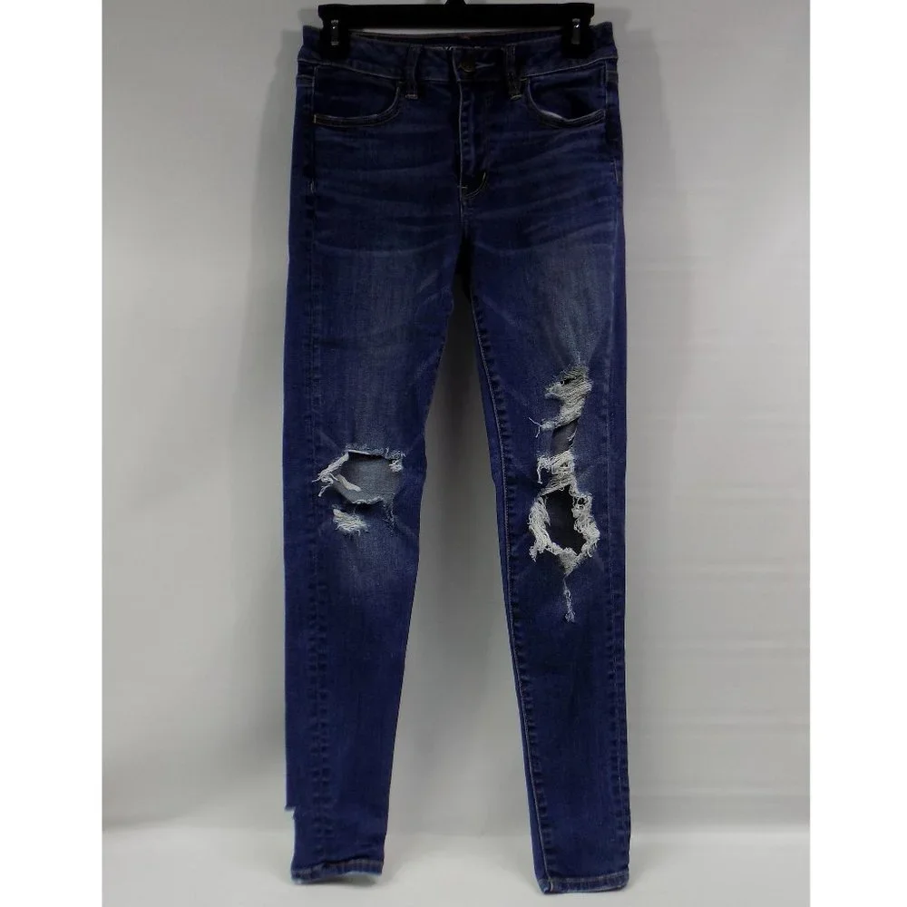 American Eagle Outfitters Super Stretch X Hi-Rise Jegging Size 2 - Picture 1 of 8